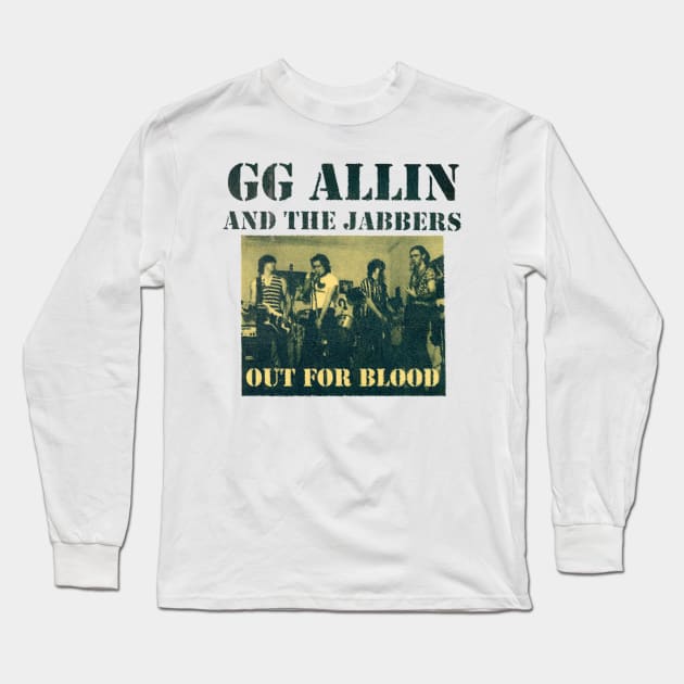 Gg Allin And The Jabbers Long Sleeve T-Shirt by trippy illusion